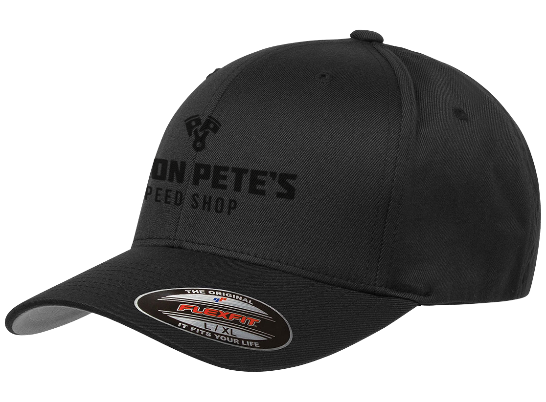 Speed Shop Flexfit Hat - Black